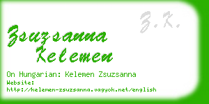zsuzsanna kelemen business card